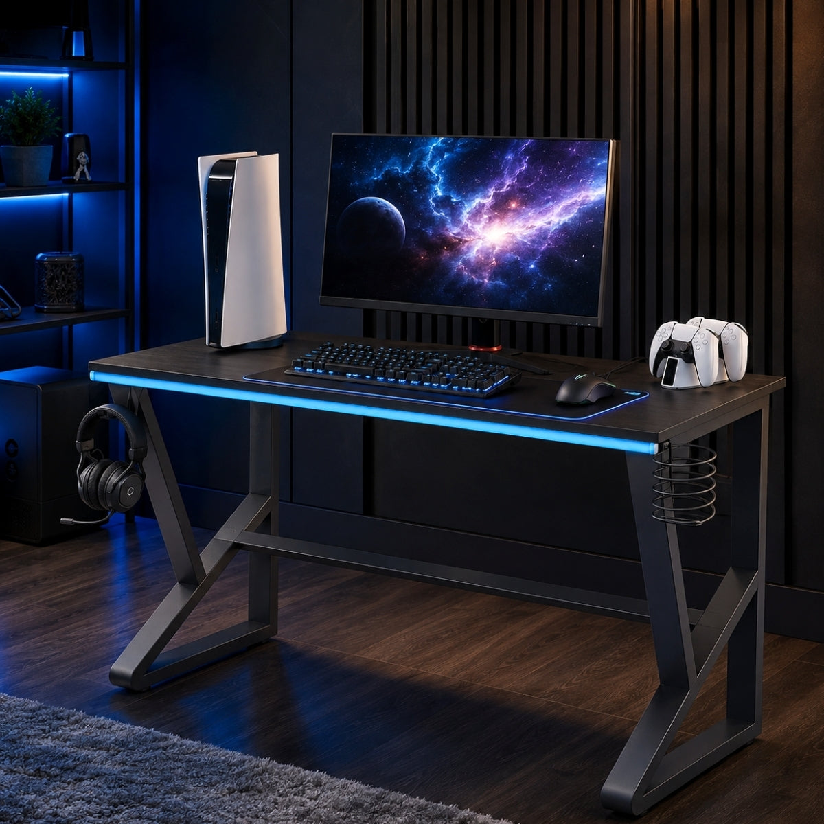Nax RGB Oyuncu Masası 120x60
