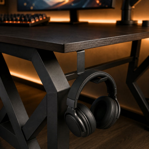 Metal Kulaklık Askısı Masa Altı