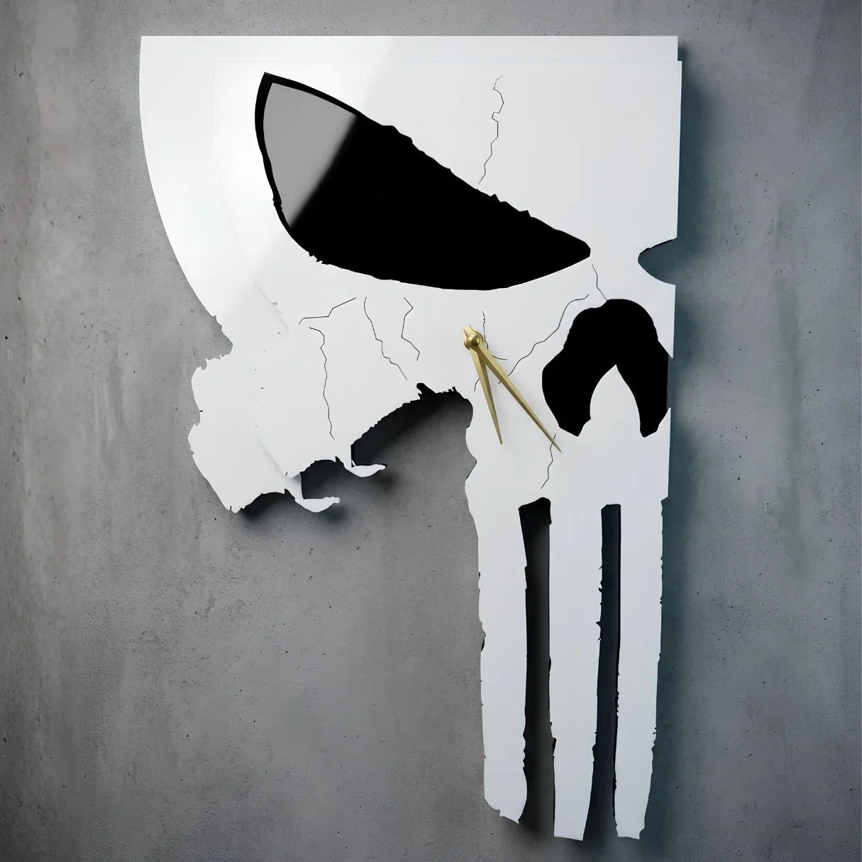 Skull Duvar Saati – 37x55 cm Gamer Oda Saati